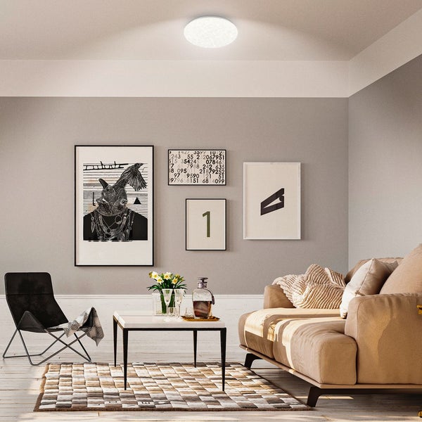 LED Deckenlampe Deckenleuchte Wohnzimmer Neutralweiß Sternenhimmel