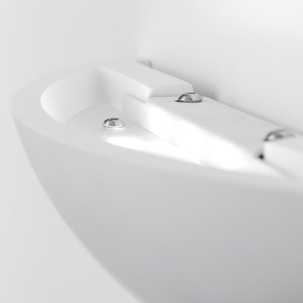 LED Keramik Wandleuchte Gypsum Weiß