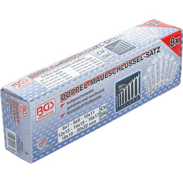 BGS Doppelmaulschlüssel Satz in Verpackung