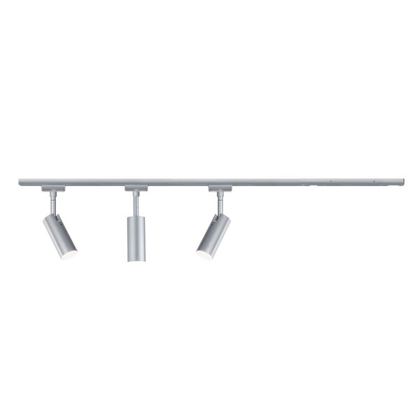 URail Schienenspot Tubo Starterset 3x237lm 3x4,5W 3000K 230V Chrom matt