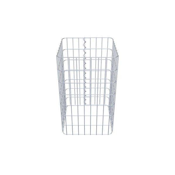 Gabionensäule 42 x 42 cm, MW 5 x 10 cm eckig - Höhe: 0,70 m
