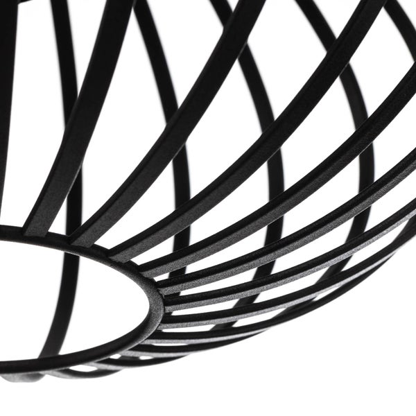Lindby Deckenlampe Maivi (Modern) in Schwarz aus Metall (1 flammig, E27) - Deckenleuchte Lampe Wohnzimmerleuchte