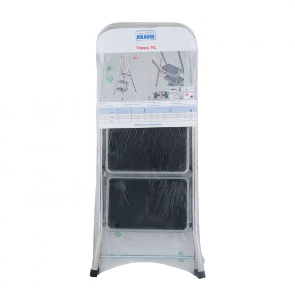 Krause Toppy XL Aluminium Klapptritt in Folie verpackt