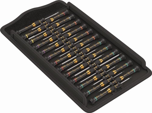 Wera Feinmechanikerschraubendrehersatz Kraftform Micro ESD Big Pk.1 25-tlg - 5134019001