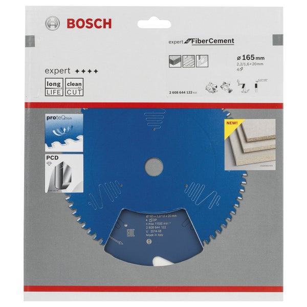 Kreissägeblatt Expert for Fibre Cement 165 x 20 x 2,2 mm, 4