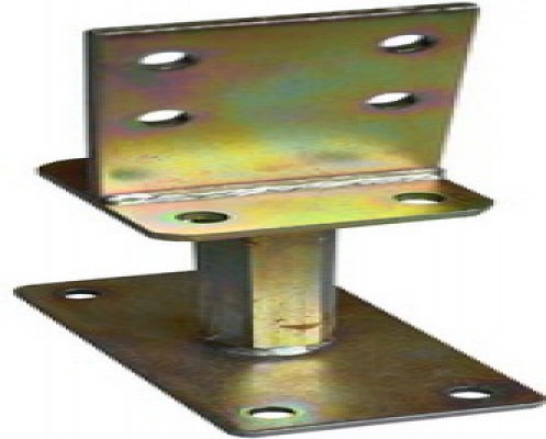 Pfostenträger zum Aufschrauben