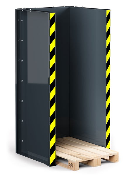 RR Industrietechnik Paletten Stapel Station RPS-15 BxTxH 1020x945x2145 mm RAL 7016 Anthrazitgrau