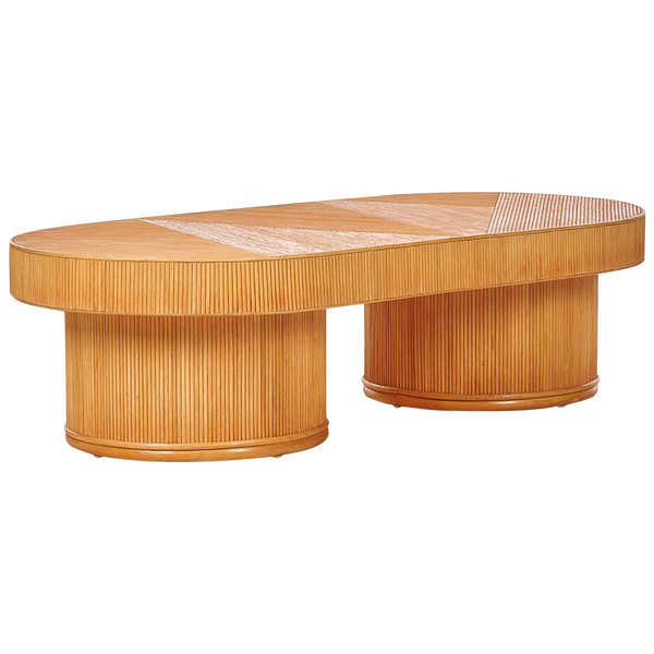 Outdoor Couchtisch AIROLE Rattan Braun