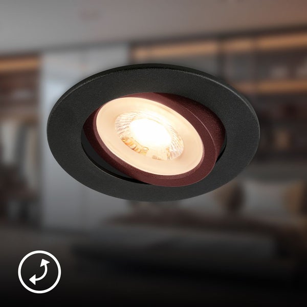 Deckeneinbaustrahler mit schwenkbarer Funktion