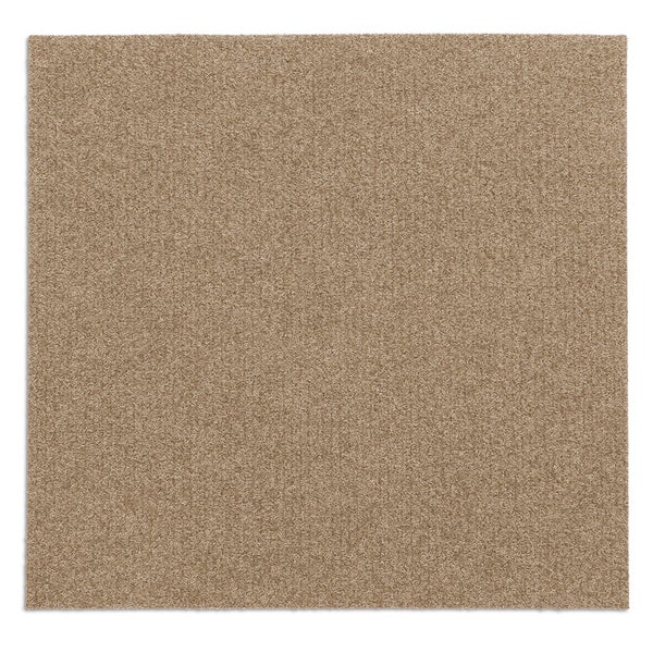 Teppichfliesen Can Can - Gerippt - Selbstliegend - 50x50 cm - Beige