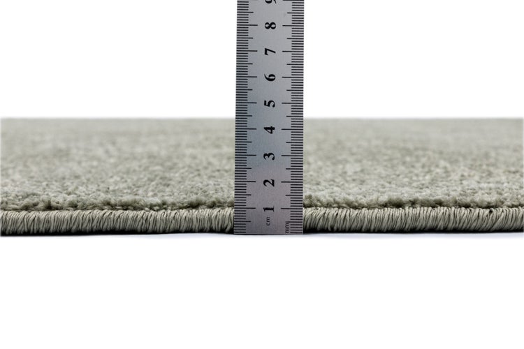 Gewebter UNI Teppich Paola Grün 280x370 cm