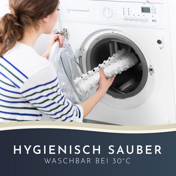 Homerella® Duschmatte rutschfest Kinder - 100% BPA frei Inkl. 2 Haken zum Aufhängen 53x53cm - Antirutschmatte Dusche Baby hautintensiv & schimmelresistent - Duscheinlage maschinenwaschbar