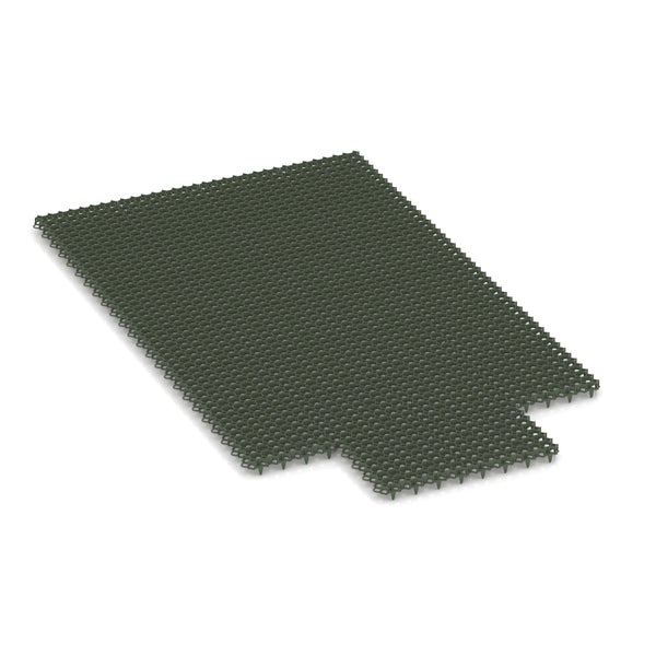 Kieswabe - Rasengitter - Bodengitter | 26 Stück 476 x 476 x 40 mm - 5,89 m² | mattgrün | hohe Belastbarkeit bis 400 t/m² | umweltfreundlich und wasserdurchlässig | einfache Montage mit Erdspießen | WARCO
