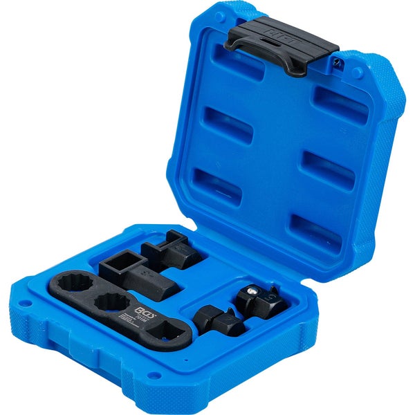 BGS Technic Nockenwellen-Arretierwerkzeug im blauen Kunststoffkoffer