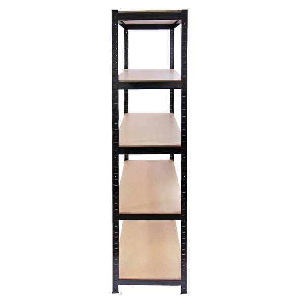 5 x Monster Racking T-Rax 90cm Lagerregal Schwarz