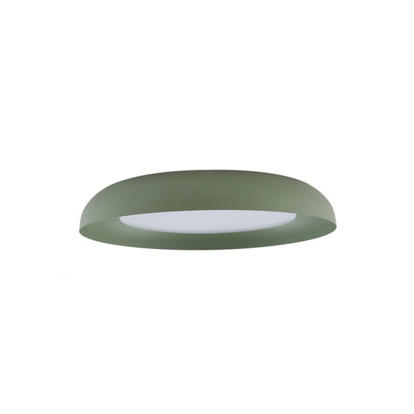 Lindby LED Deckenleuchte Florie (Modern) in Grün (1 flammig, ) - Lampe Deckenlampe Wohnzimmerleuchte