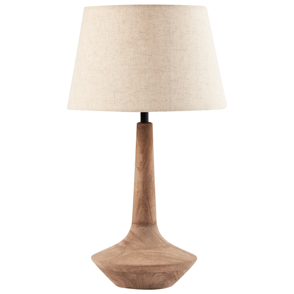 Tischleuchte GODAWARI Mango Holz Dunkelbraun