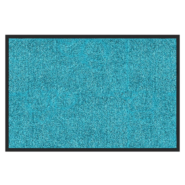 Fußmatte Rhine - Unicolor - Schmutzfangmatte Für Innen & Außenbereiche - Türkis / 90 x 150 cm