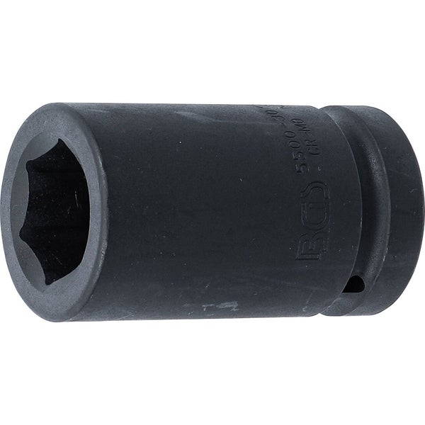BGS Kraft-Steckschlüssel-Einsatz Sechskant tief Antrieb Innenvierkant 25 mm (1) SW 30 mm - 5500-30
