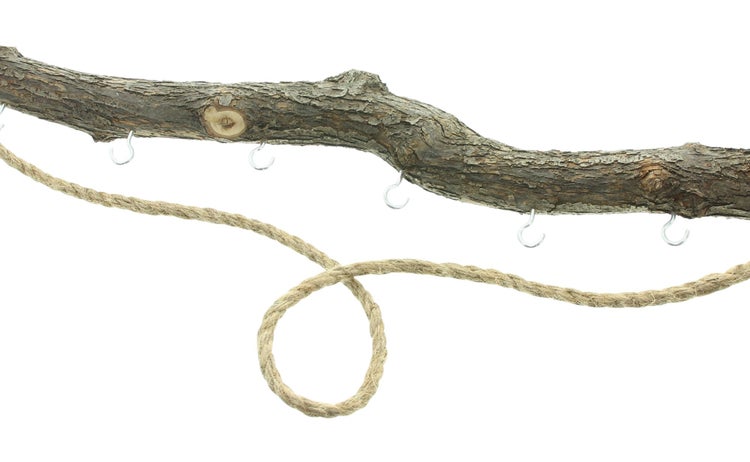 FRANK FLECHTWAREN | Ast Natur, HOLZ, JUTE, METALL, ca. 78 x 5 cm