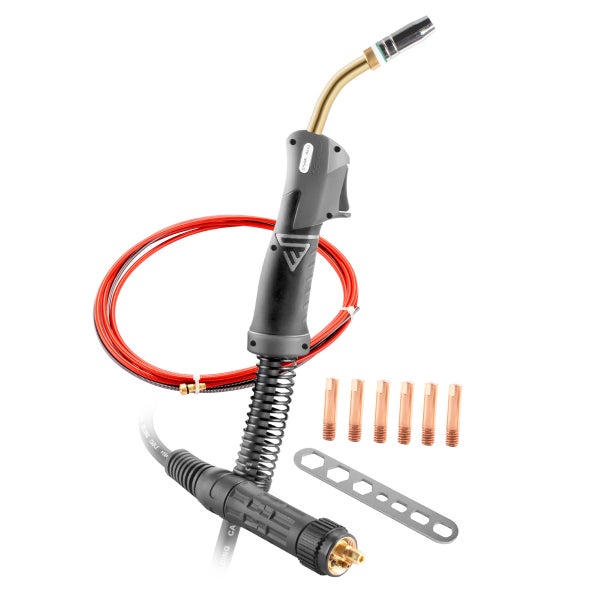 STAHLWERK Verschleißteile Set MIG MAG Alu 28 Teile für AK25/MB25 Schweißbrenner