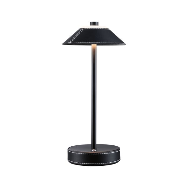 Mobile Tischleuchte Pellini White Switch 300lm 2W Schwarz, Schwarz matt