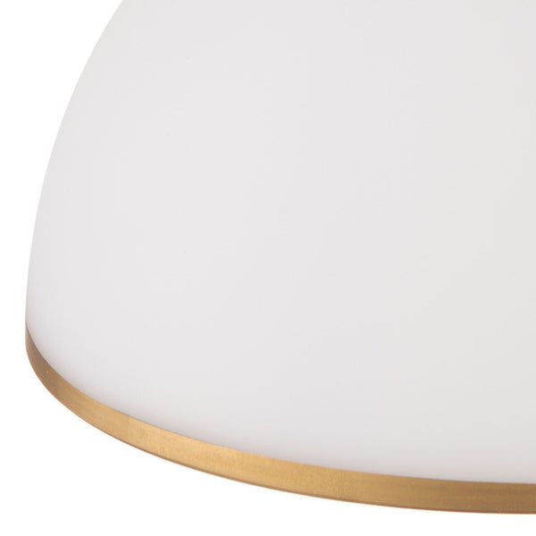 Hängeleuchte Old Style 22cm antik Milchglas