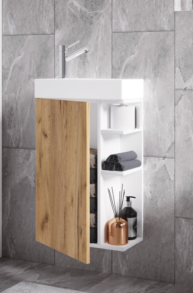 2-tlg Gäste WC Waschplatz Bad Waschtisch Lumia