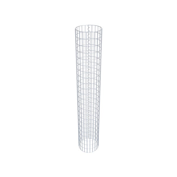 Gabionensäule Durchmesser 37 cm, MW 5 x 10 cm rund - Höhe: 2,30 m