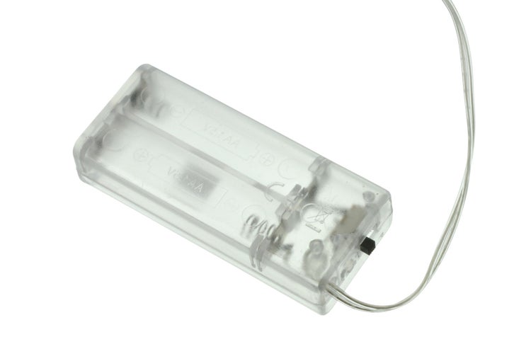 FRANK FLECHTWAREN | LED-Lichterkette Buchs, KUNSTSTOFF, Länge 4 Meter, ohne Batterien, nur für den Innenbereich geeignet