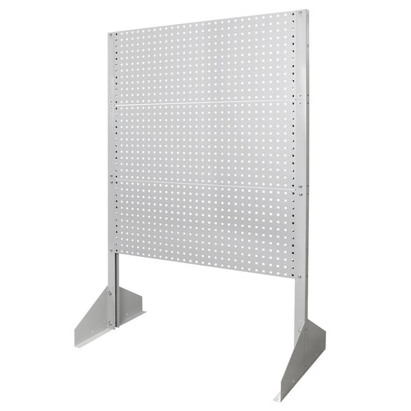 PROREGAL Werkzeugwand mit 3 Lochplatten HxBxT 171 x 106,5 x 73 cm Lichtgrau