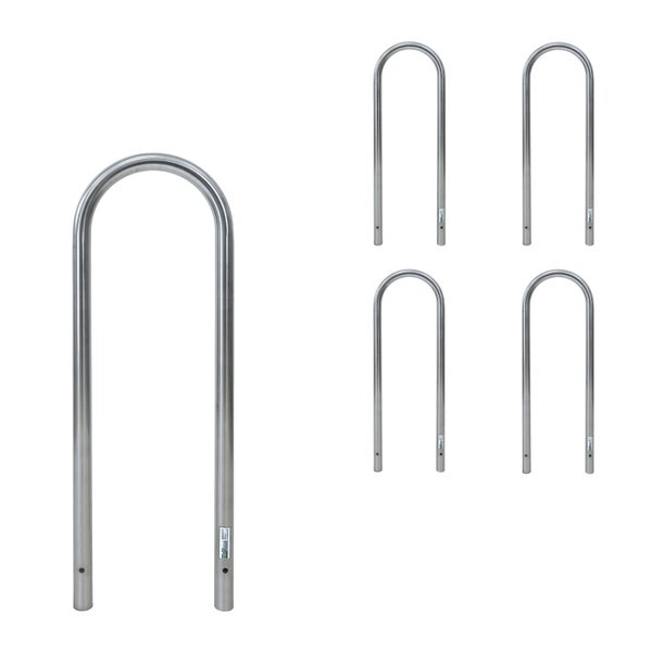 Fahrradständer aus Metall im U-Design, Set aus 5 Stück