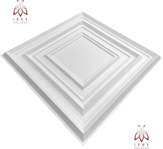 3D Wandpaneel 50x50 cm – PVC Kunststoff in realistischer 3D Optik – Roma Klassiker Desing D145