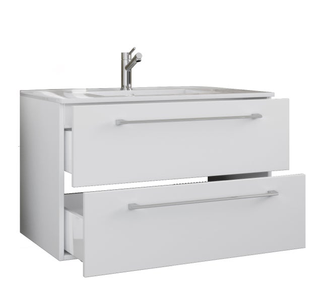 2-tlg. Waschplatz Waschtisch Badinos 2 Schublade