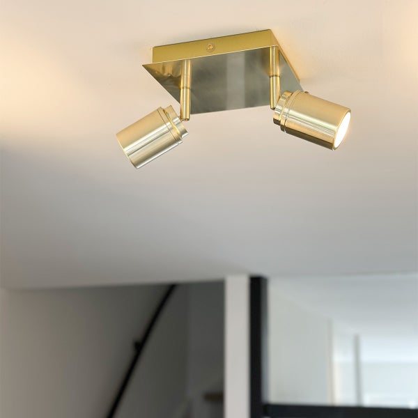 Deckenleuchte mit zwei Strahlern