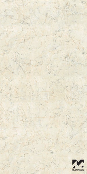 Paneel, Duschrückwand, Wandverkleidung MDF-Kern – wasserresistent, für Bad Dusche Feuchtraum, natürliche Steinoptik, Design: Grey Marble, multiPANEL Wandpaneel 240cm x 120cm, 2,88m²