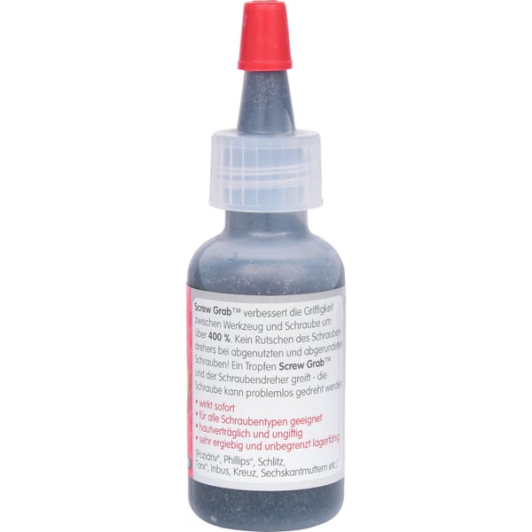 Flasche Schraubengrip zur Verbesserung der Griffigkeit zwischen Werkzeug und Schraube