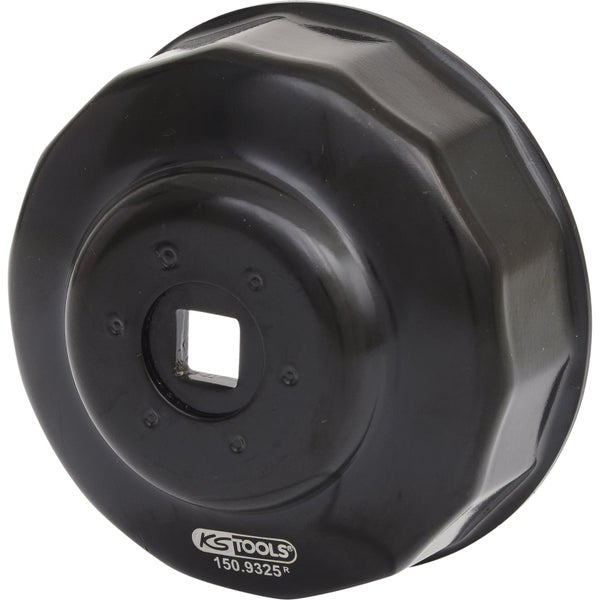 Schwarze Pflanzschale aus Kunststoff