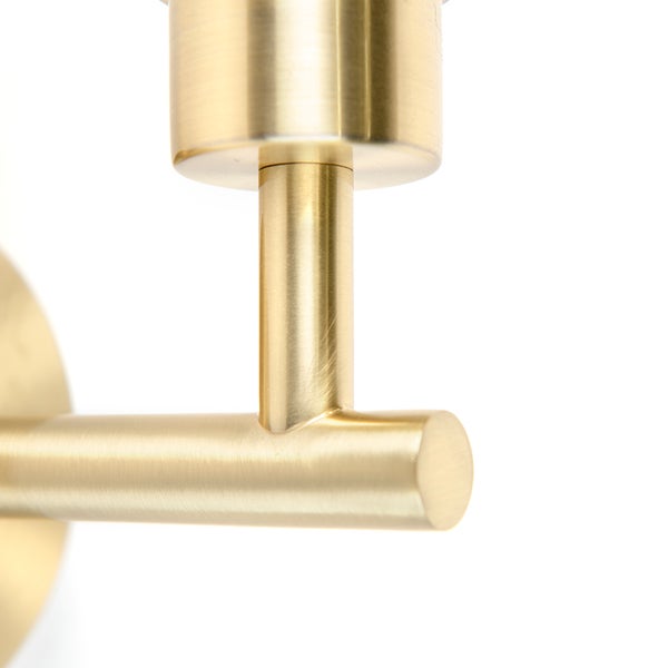 Detailaufnahme einer Wandleuchte aus Metall