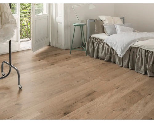 Fußmatte mit Fuchs und dem Spruch 'Nicht nörgeln oder schnörkeln, sondern lachen und machen. - Cäsar Flaischlen'