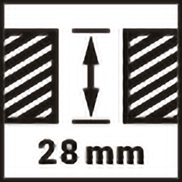 Stärke 28 Millimeter