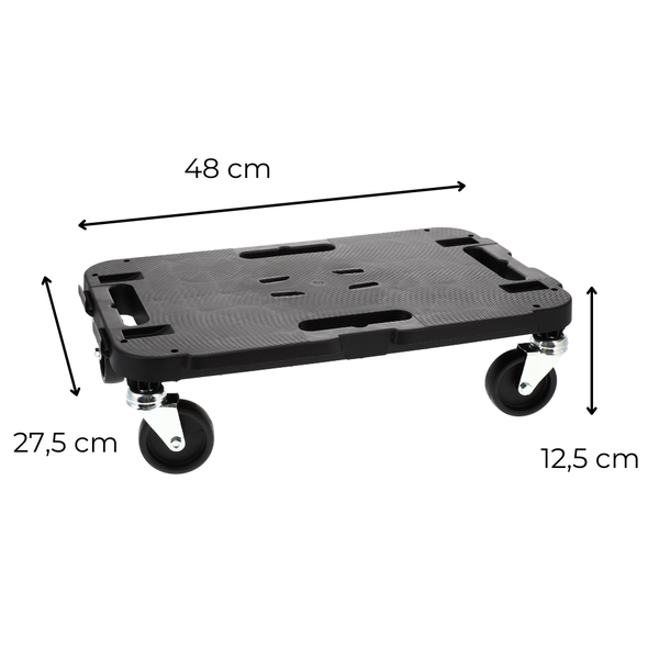 Transportroller Rollbrett Transportrollen Rollbrett Werkstatt Pflanzen Rollbretter Transport Möbelrollen flach Pflanzenroller eckig Transporthilfe mit Rollen