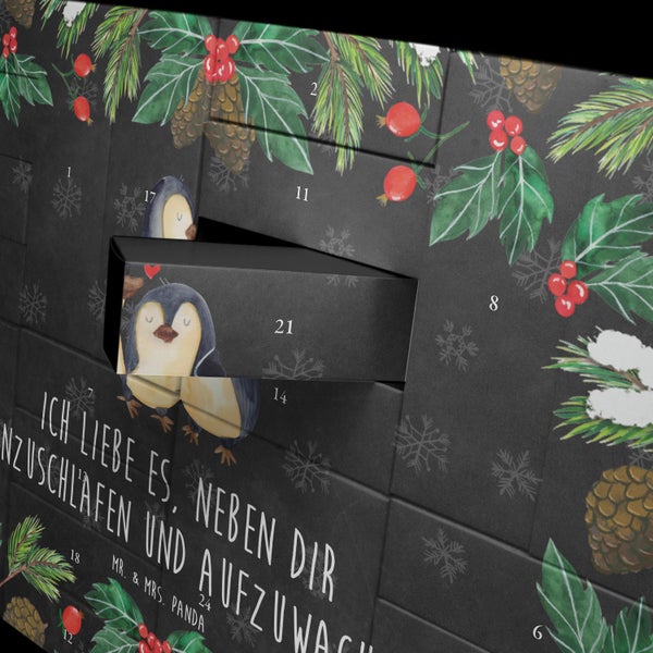 Mr. & Mrs. Panda Befüllbarer Adventskalender Pinguine Einschlafen - Schwarz