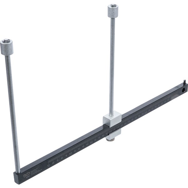 BGS Logo. Ventillehren-Satz mit Messbereich