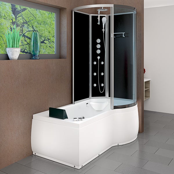 Whirlpool Wanne Duschkabine sw K50-L32-WP 170x100