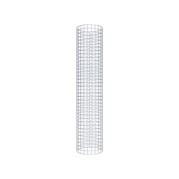 Gabionensäule Durchmesser 37 cm MW 5 x 5 cm rund - Höhe: 180 cm