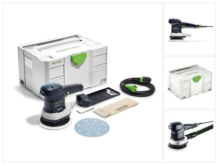 Festool ETS 150/5 EQ-Plus Exzenterschleifer 310 W 150 mm + systainer ( 575056 )