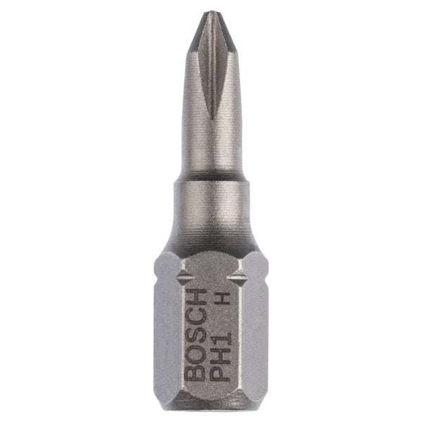 Bosch 10x Schrauberbit Extra-Hart, PH 1, 25 mm im Blister - 2607001509