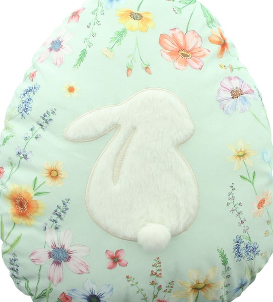 FRANK FLECHTWAREN|Dekokissen Osterei, 43 x 33 cm, POLYESTER