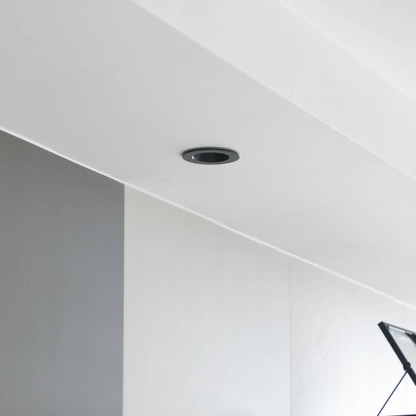 Arcchio LED Hochvolt Einbaustrahler Aryx (Modern) in Schwarz aus Aluminium (1 flammig, ) - Strahler Einbauleuchte Deckenleuchte Wandleuchte Wohnzimmerleuchte